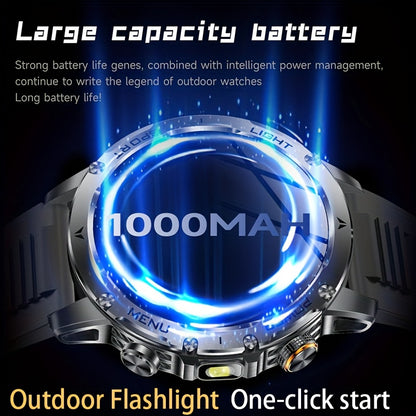 TKTKYY Smart Men's Watch AK87 - 4.32cm Touch 1000mAh IPX8