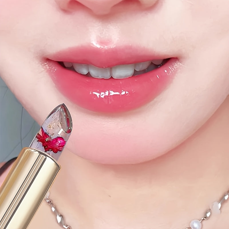 Crystal Flower Jelly Lipstick 1+1 free - Color-Changing Magic Lip Balm