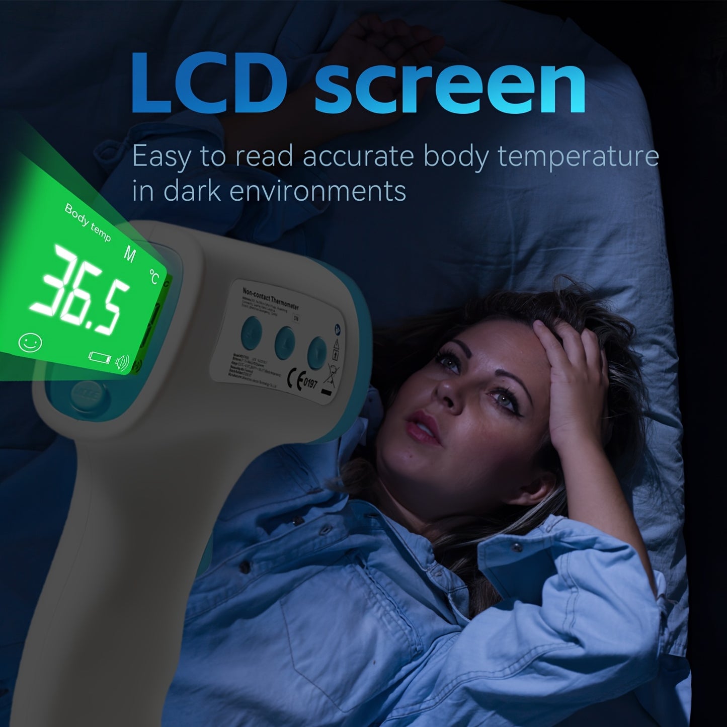 3-in-1 Digital Touchless Forehead Thermometer