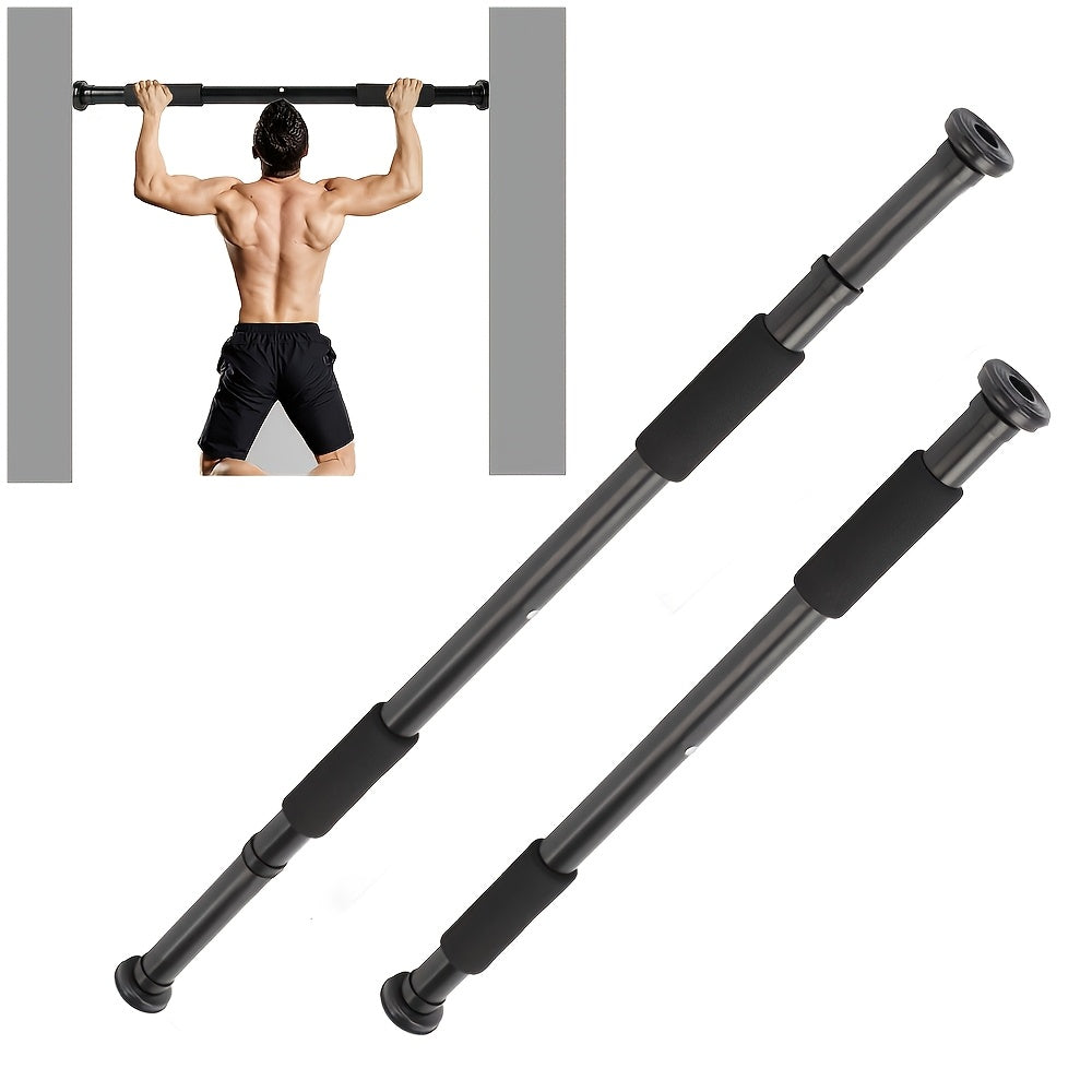 Adjustable Door Pull-Up Bar 61.98-100.08cm - No-Drill Carbon Steel