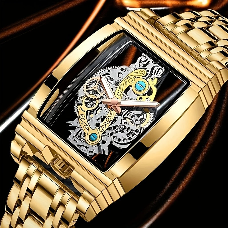 POEDAGAR Men's Waterproof Luminous Luxury Quartz Watch