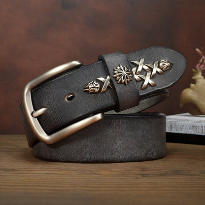 Handmade Top-Grain Leather Belt - Unisex