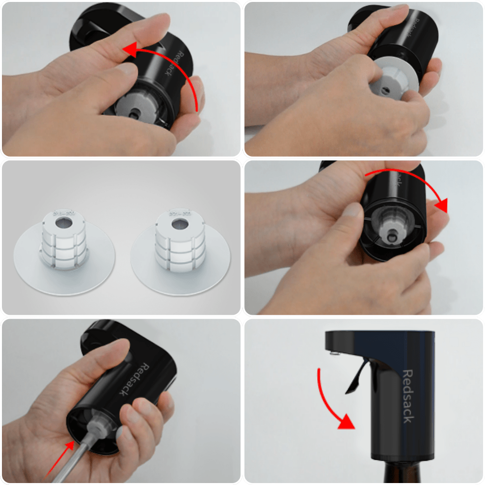 Redsack WP007 Electric Smart Alcohol Dispenser - Automatic Pourer