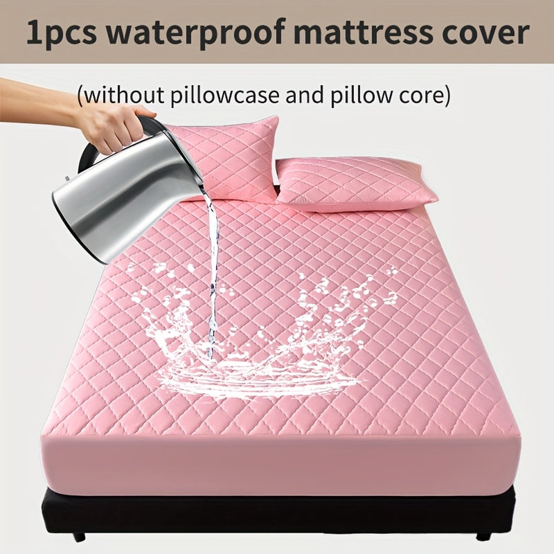 Waterproof Mattress Protector - Breathable Dustproof Fitted Sheet