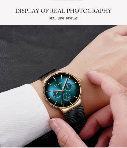 LIGE Men's Luxury Watch