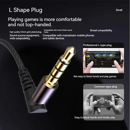 9D Super Bass Wired Earphones - HD Mic & Noise-Canceling 3.5mm