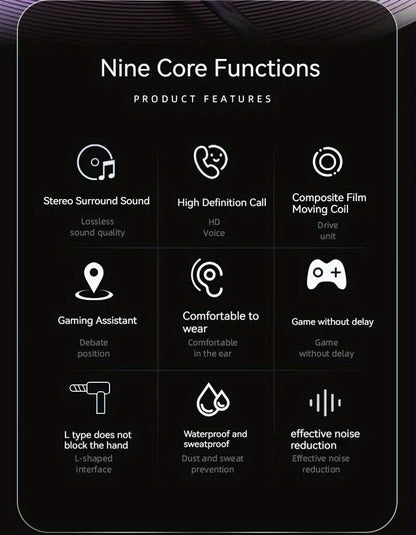 9D Super Bass Wired Earphones - HD Mic & Noise-Canceling 3.5mm