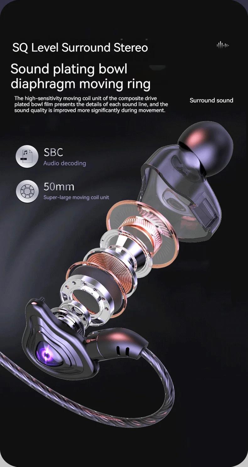 9D Super Bass Wired Earphones - HD Mic & Noise-Canceling 3.5mm