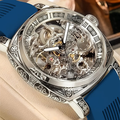 Retro Hollow Tourbillon Mechanical Watch