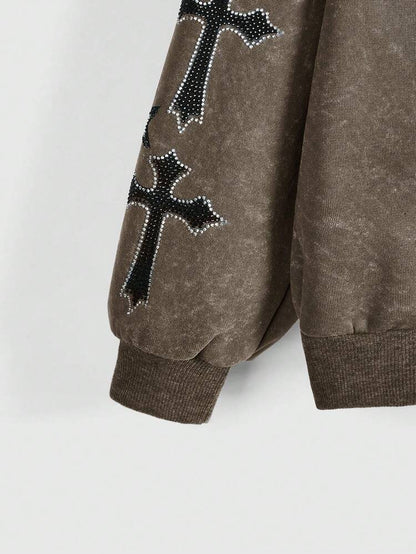 ROMWE Unisex Hoodie - Gothic Y2K