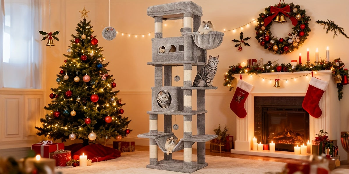 HZUANERI 170cm Large Cat Tree