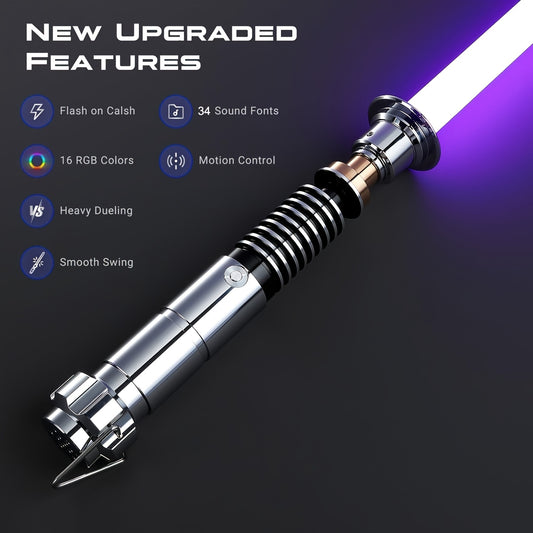 Luke V1 RGB lightsaber - 16 Colors TypeC Rechargeable