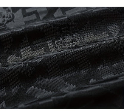 Men's Jacquard Summer Shirt - Ice Feel Round Neck