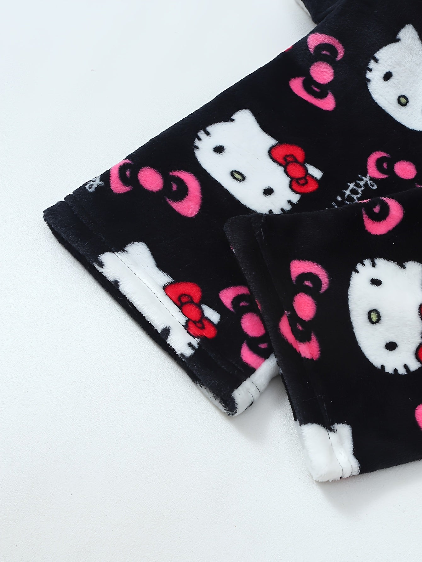 Hello Kitty Women's Flannel Sleep Pants - Thick Warm Winter