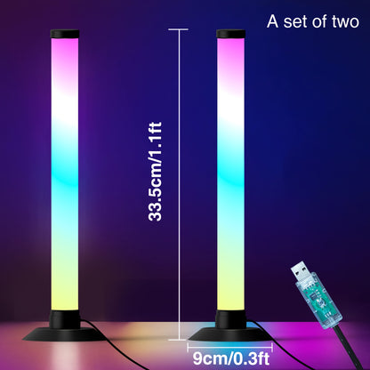 NBBUFF RGB LED Desk Lamps 2pcs - Music Sync & App Control