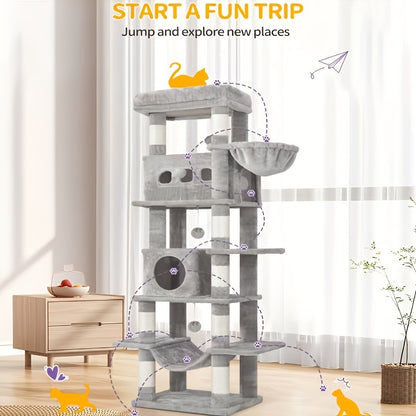 HZUANERI 170cm Large Cat Tree