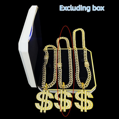 Men's Heavy-Duty Dollar Sign Necklace