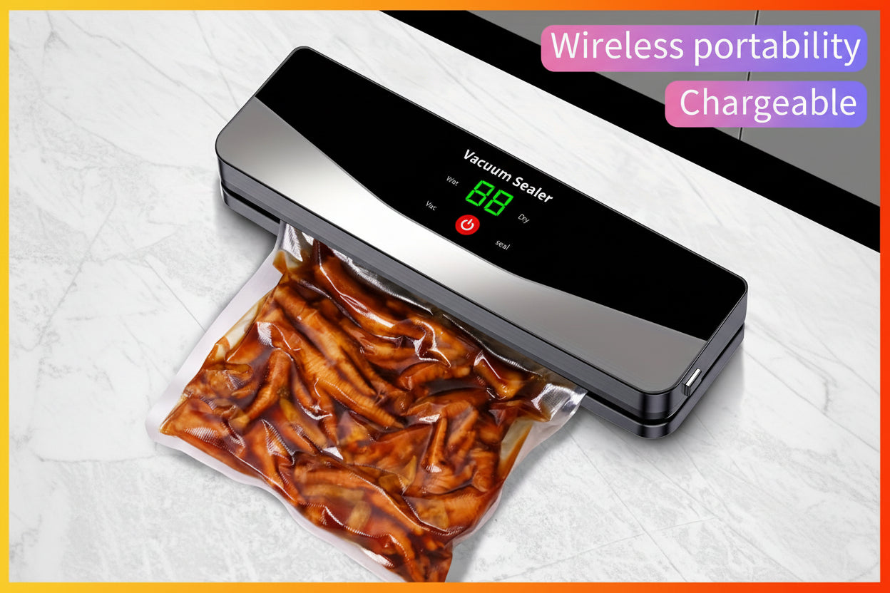 ELFO LARANJA USB Rechargeable Food Vacuum Sealer - 2000mAh Portable