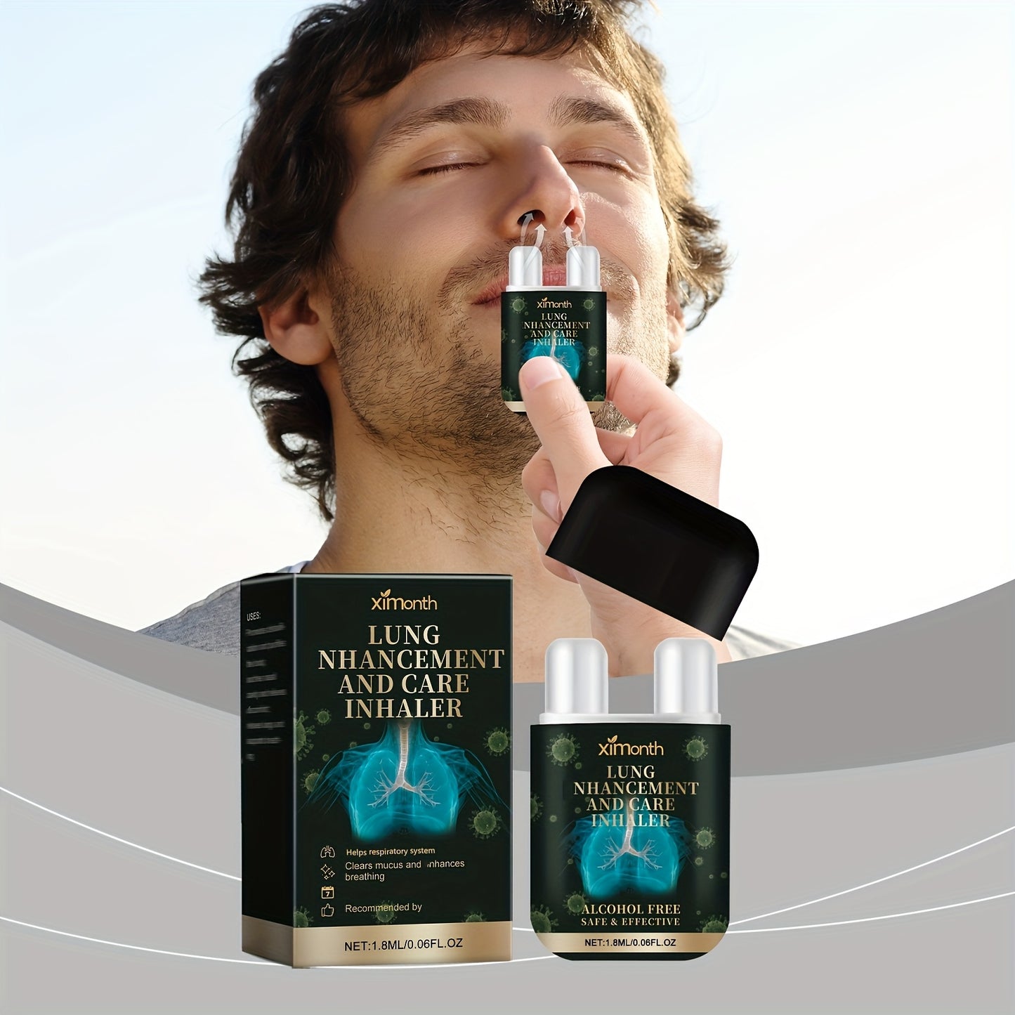 Car Nasal Inhaler - Herbal Extracts for Refreshment & Relaxation