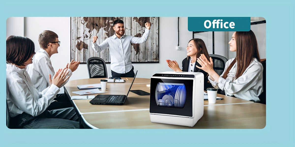 Airmsen Independent Countertop Dishwasher - 5+1 Programs 5L Tank