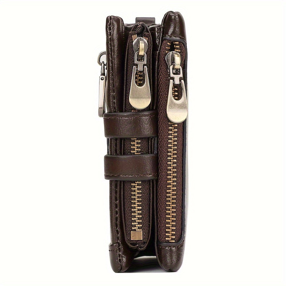 JEEP High Capacity Genuine Leather Wallet - RFID Protection Men