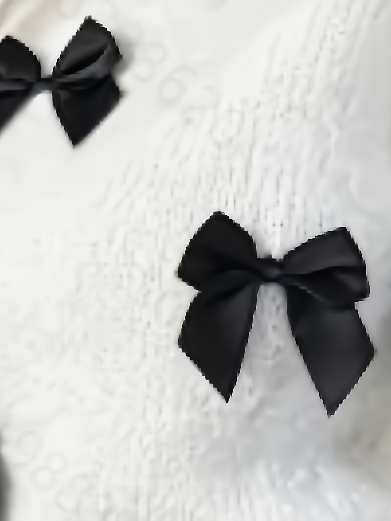 Elegant Casual Women'S Pullover with Bow Details | Crew Neck, Half Sleeve, Solid Color, Versatile Streetwear for Spring/Summer/Fall