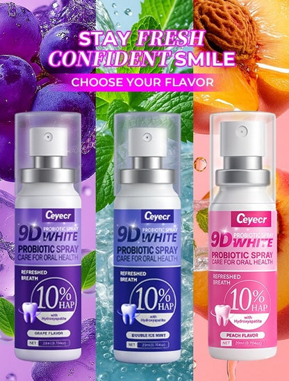 Oral Spray 3pcs 20ML - Breath Freshener Peach Mint Grape