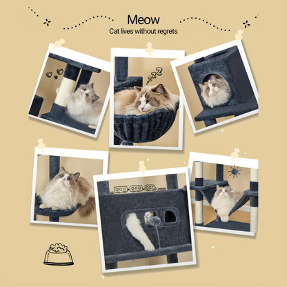 HZUANERI 170cm Large Cat Tree