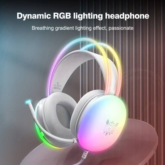 ONIKUMA X25 Gaming Earphones - RGB 7.1 Surround Sound with Mic