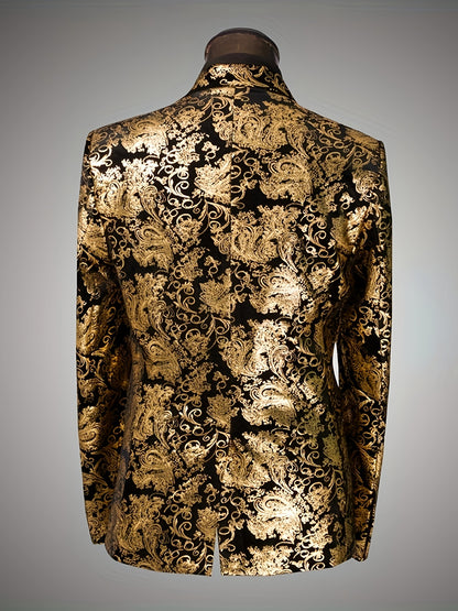 Men's Vintage Paisley Pattern Blazer