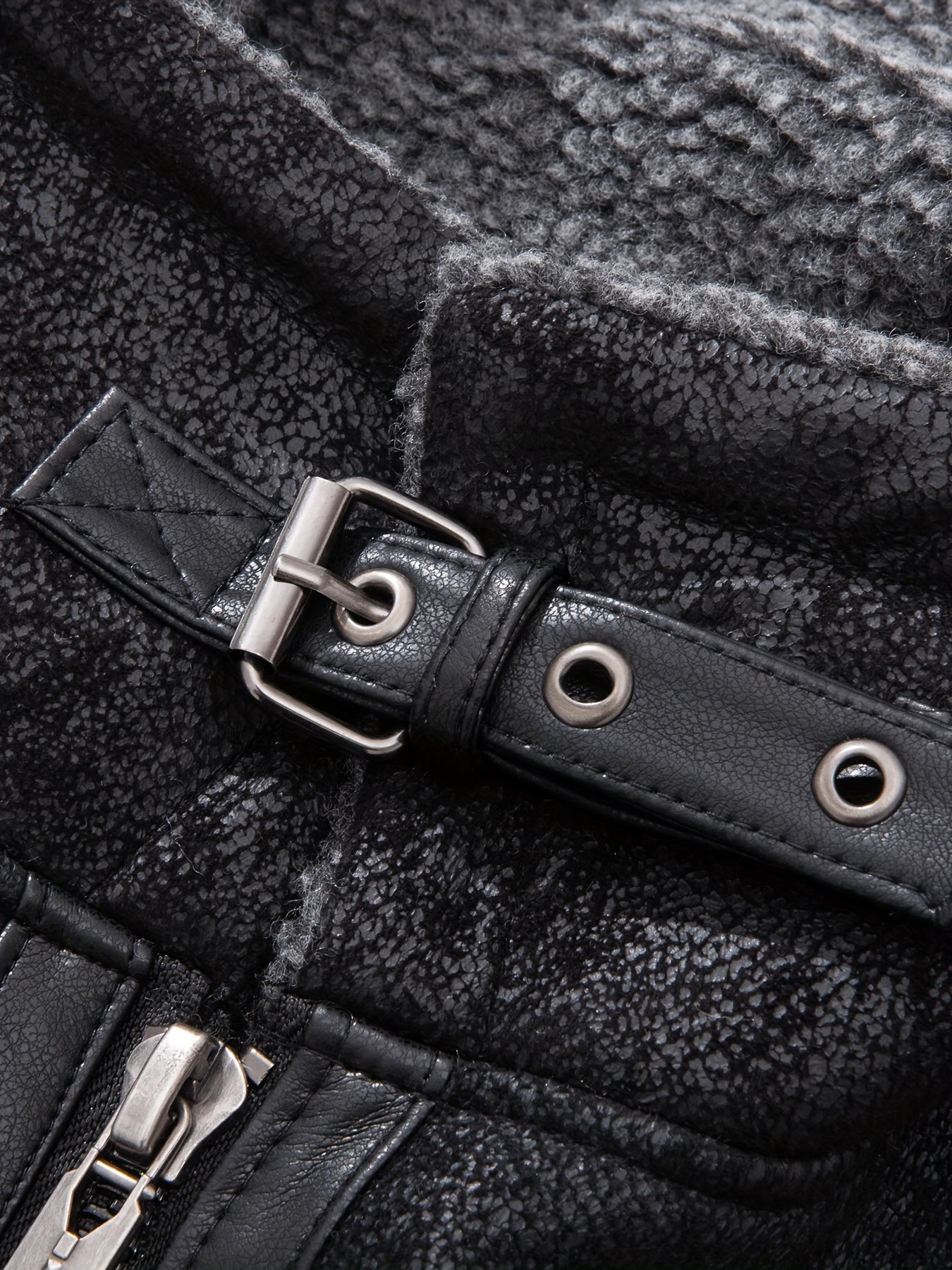 Men's Autumn-Winter Thickened Fleece-Lined Bomber Jacket