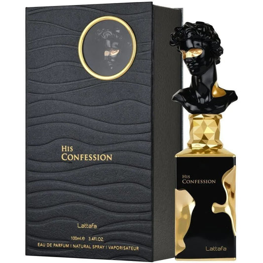 Lattafa His Confession 100ml - EDP Arabic Perfume for Men