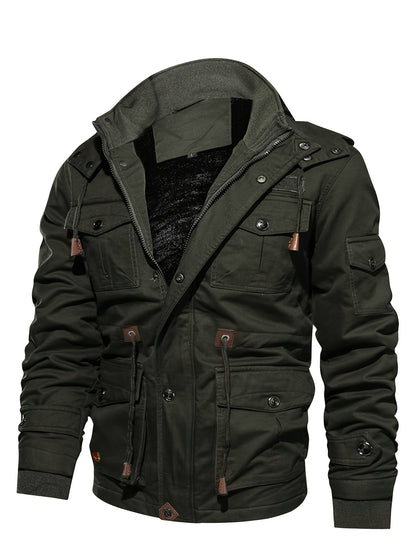 Men's Heavyweight Winter Jacket - Thermal Insulated