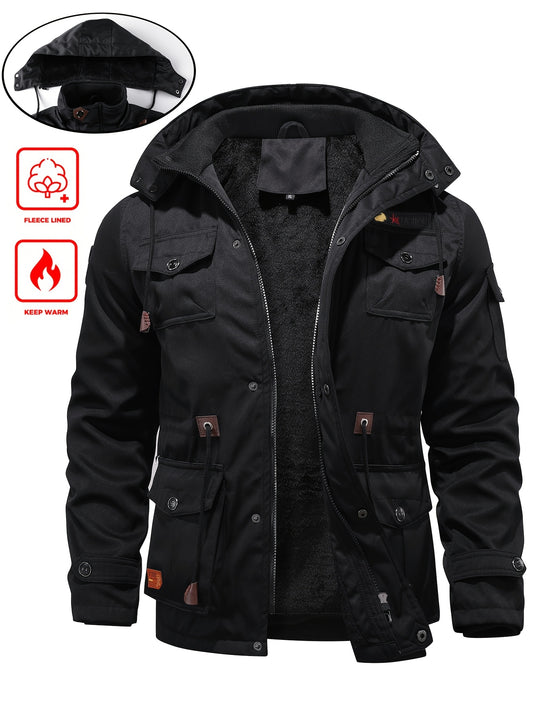 Men's Heavyweight Winter Jacket - Thermal Insulated