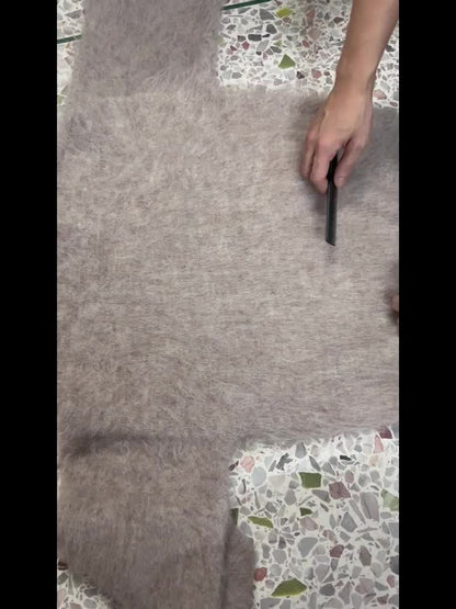 Women's Alpaca Sweater - Elegant Round Neck Winter Coat, Soft Warm Pure Color Blouses | High Elasticity for a Flattering Fit | Solid Color Sweaters for Dresses, Skirts & Pants Toppings | Hand Wash/Dry Clean (Autumn/Winter War