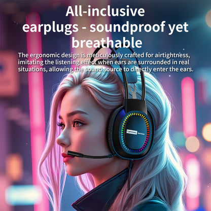 Lenovo Headset 7.1 Surround - RGB with Noise Cancelling Mic