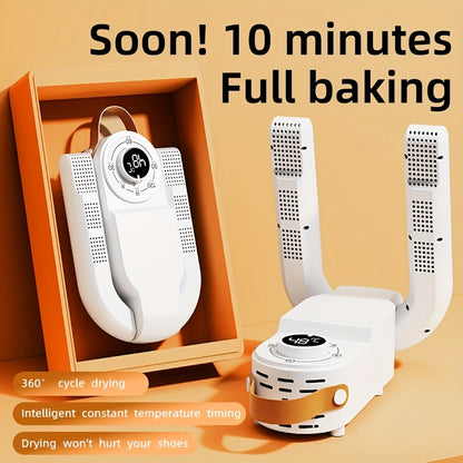 Portable Foldable Shoe Dryer - Timed Control Constant Temperature