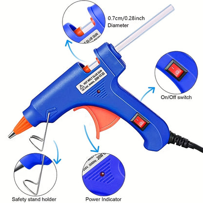 BESPER 20W Mini Portable Hot Glue Gun
