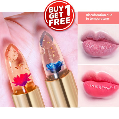 Crystal Flower Jelly Lipstick 1+1 free - Color-Changing Magic Lip Balm