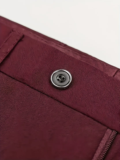 Men's 3pcs Suit Set - Blazer Vest Pants Elegant