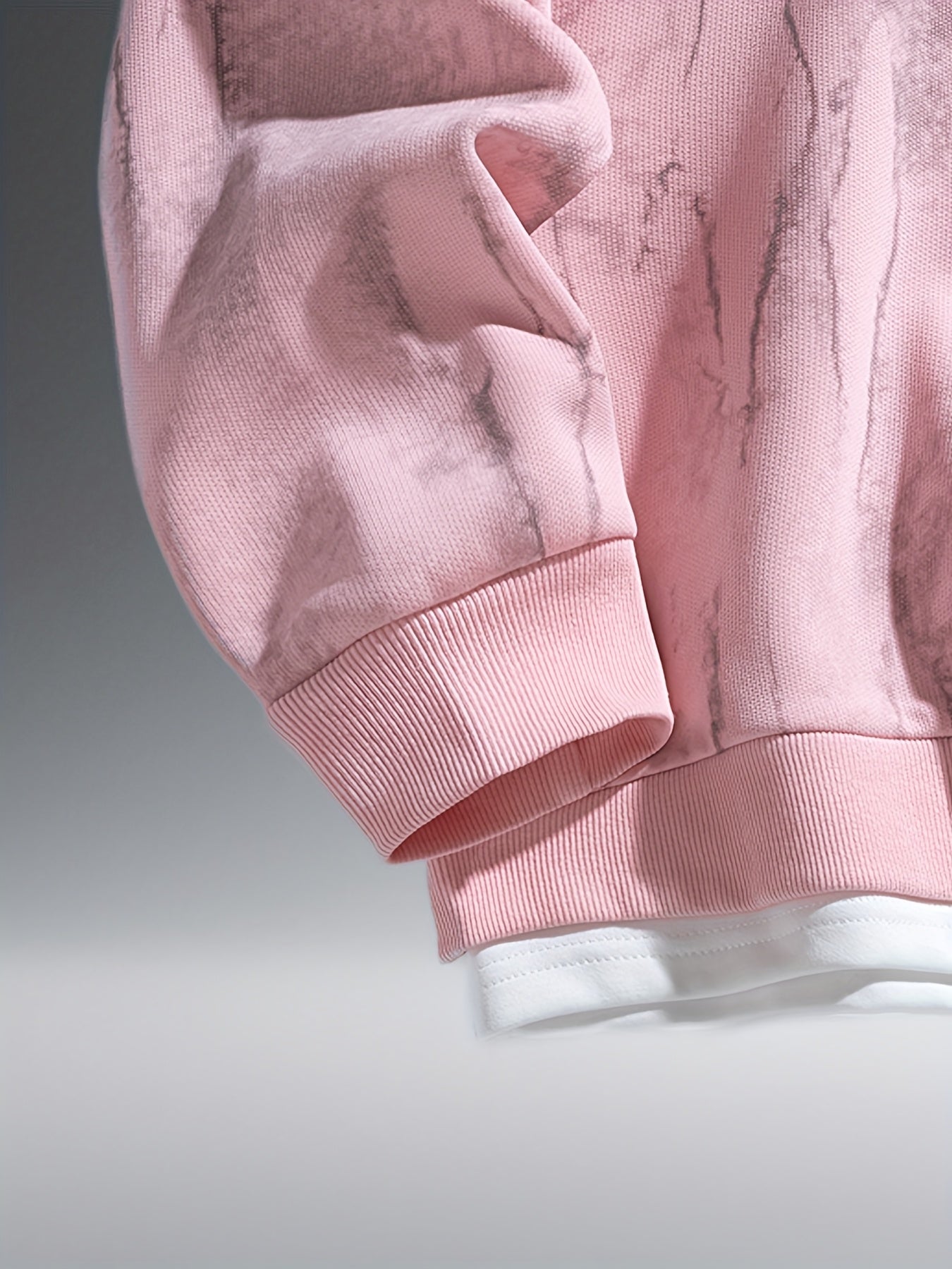 Men's Tie-Dye Sweatshirt - Round Neck Pullover