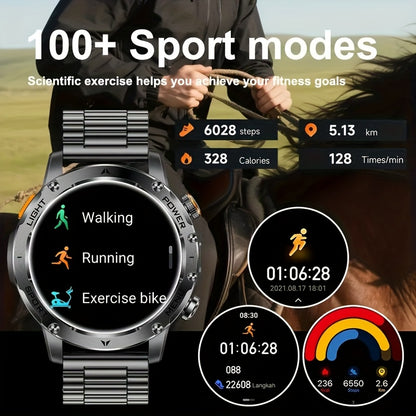 TKTKYY Smart Men's Watch AK87 - 4.32cm Touch 1000mAh IPX8