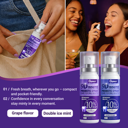 Oral Spray 3pcs 20ML - Breath Freshener Peach Mint Grape
