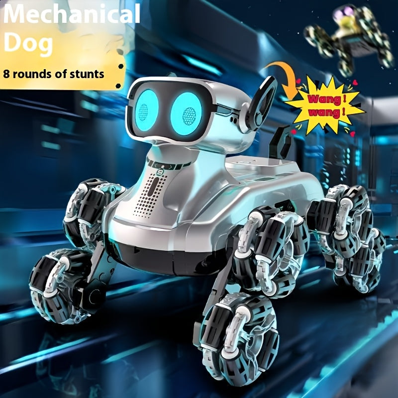 MechaPaw All-Terrain Robot Dog - 8-Wheel Remote Control Mechanical