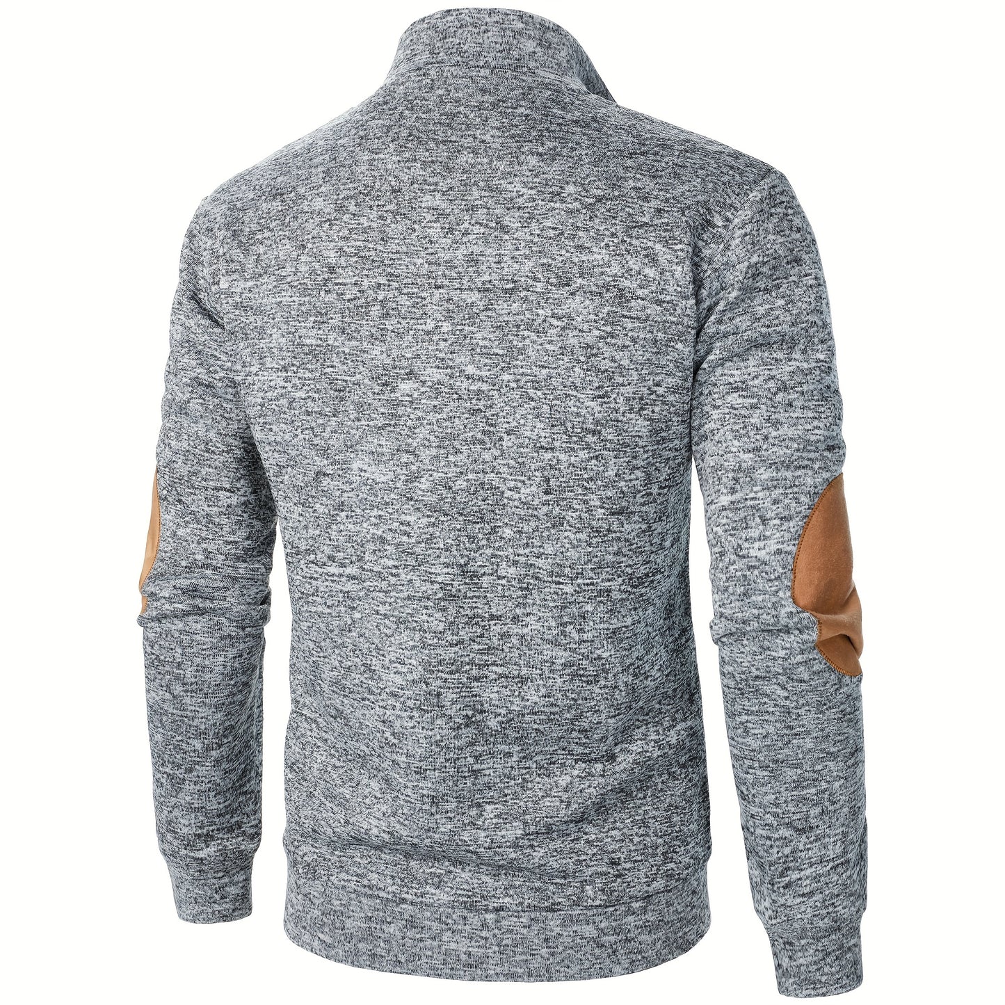 Men's Stand-Collar Casual Sweatshirt - Autumn Winter Long Sleeve