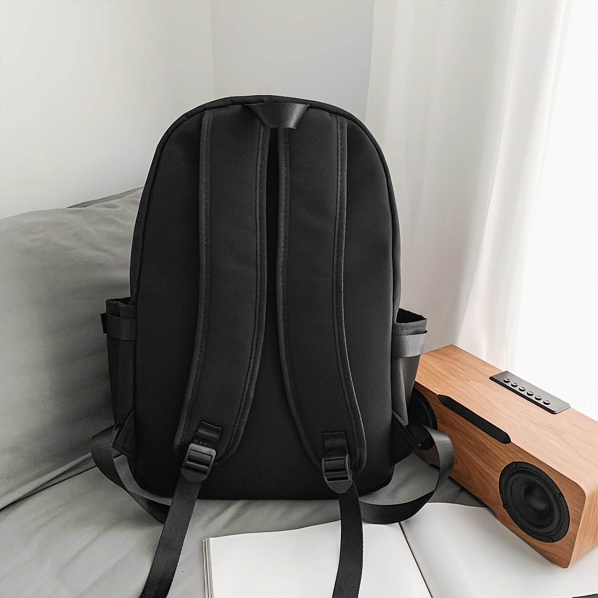Black Backpack - Foldable Travel Bag