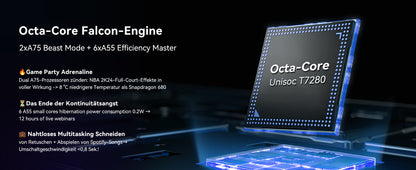 TABWEE T60 Pro Tablet 13.4" Android 15 - 24GB RAM 256GB Gaming