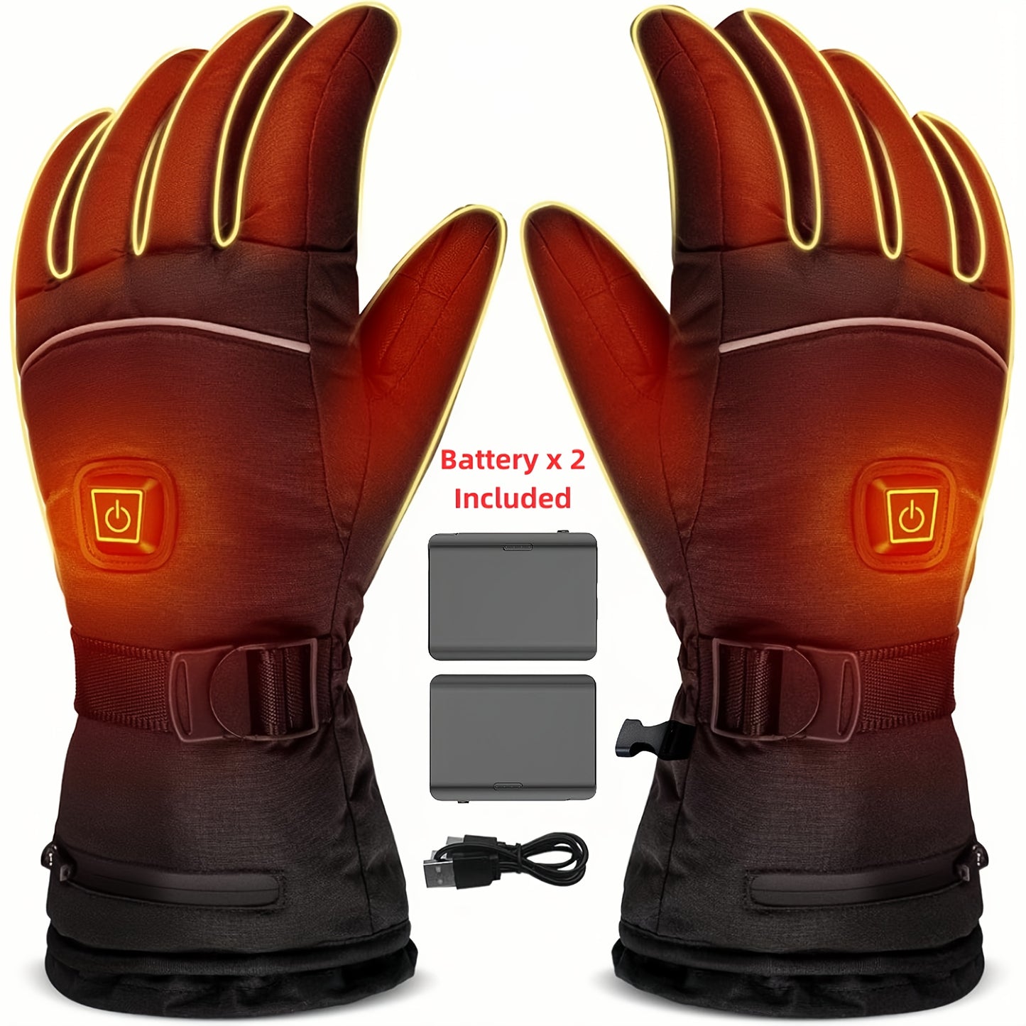 Brizelux Heated Gloves - 4000mAh 3 Temperature Electric Winter