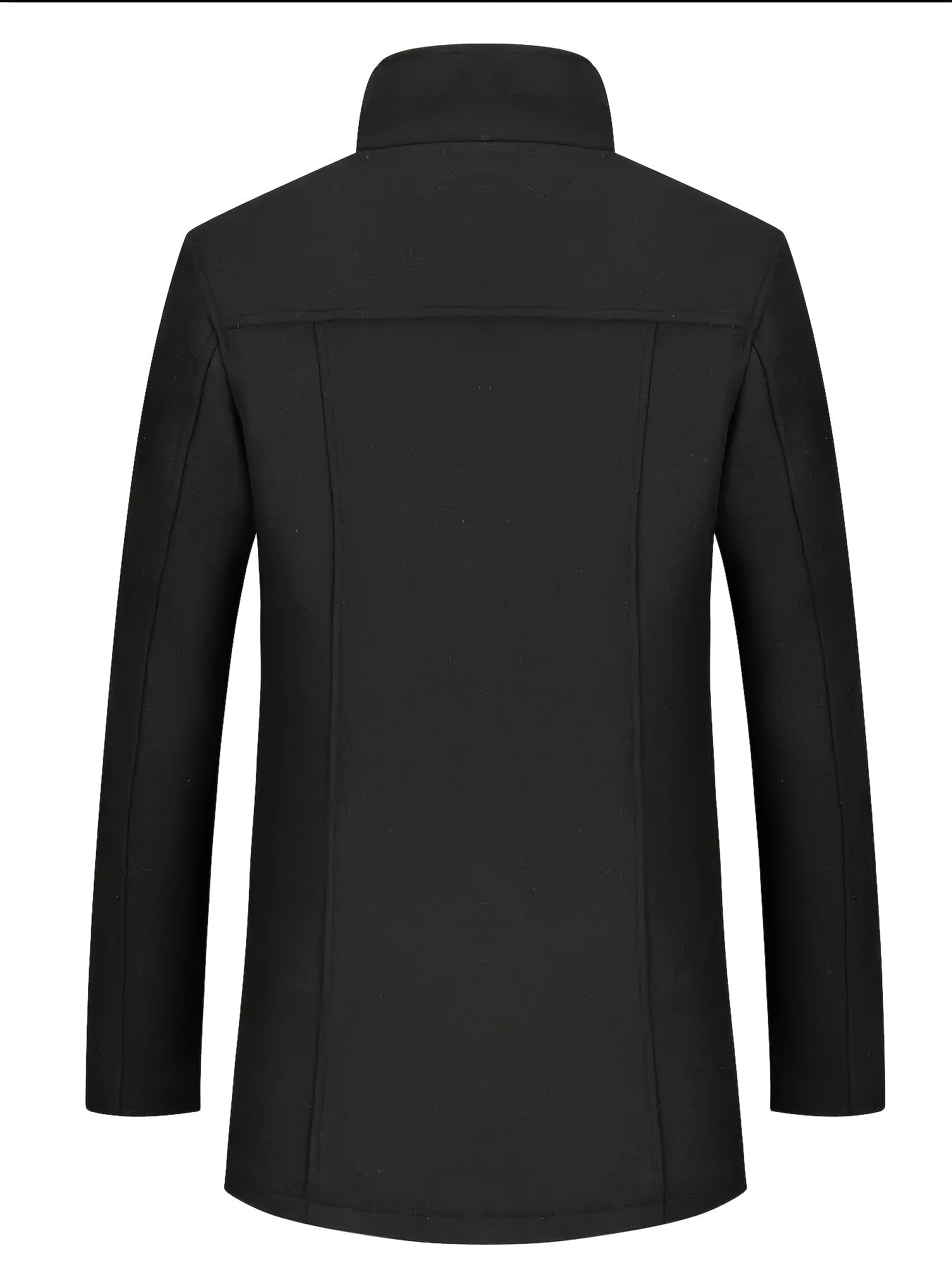 Men's Autumn/Winter Tweed Coat - Business Double-Breasted Wool