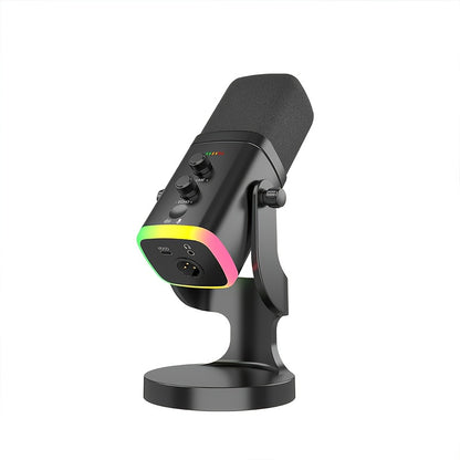 XLR/USB Dynamic Microphone - RGB Gaming Streaming Mic